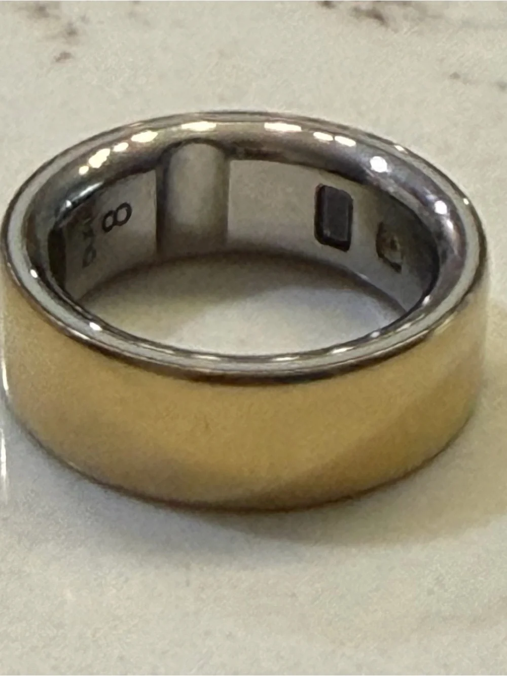 Oura Ring 4 in Gold, Size 8